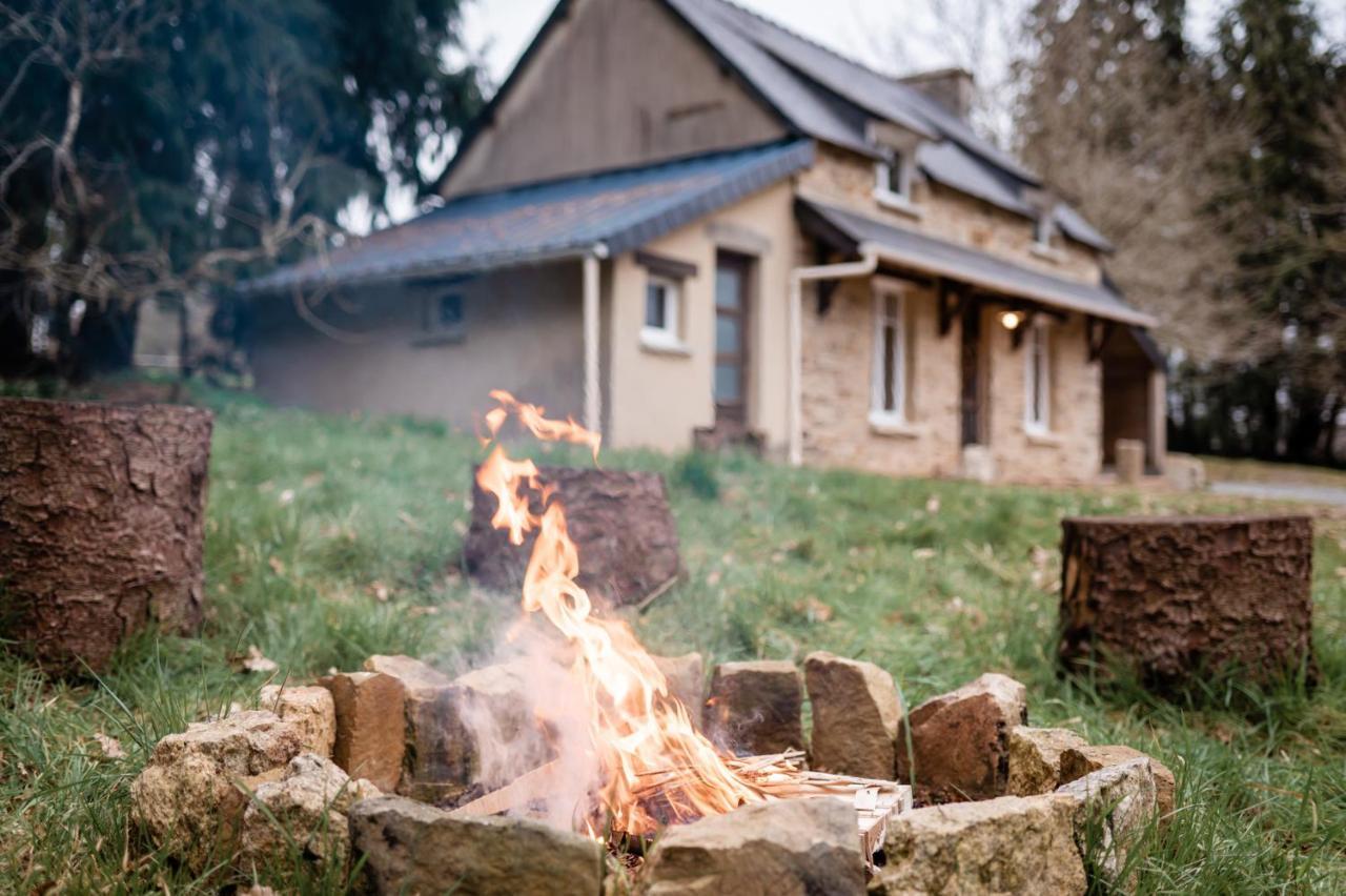 Cottage Breton - Gite De Charme En Centre Finistere Plonévez-du-Faou Εξωτερικό φωτογραφία